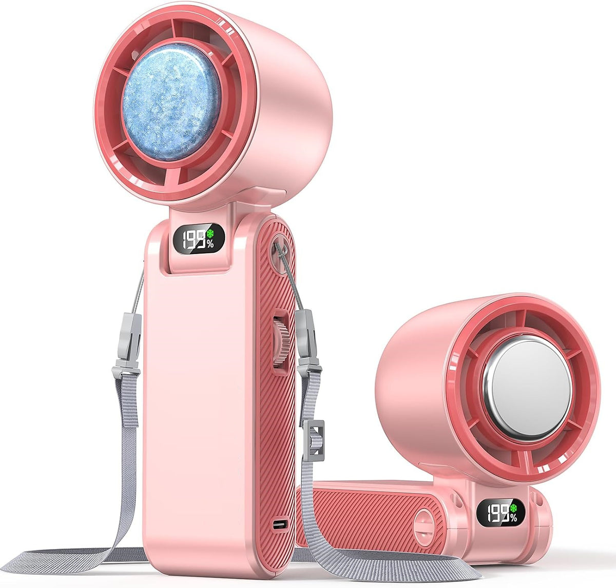 Portable Turbo Cooling Fan -Rechargeable Handheld & Desktop Fan